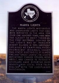 [Uncle Sam says 'Do your duty! Observe the Mysterious Marfa Lights!']